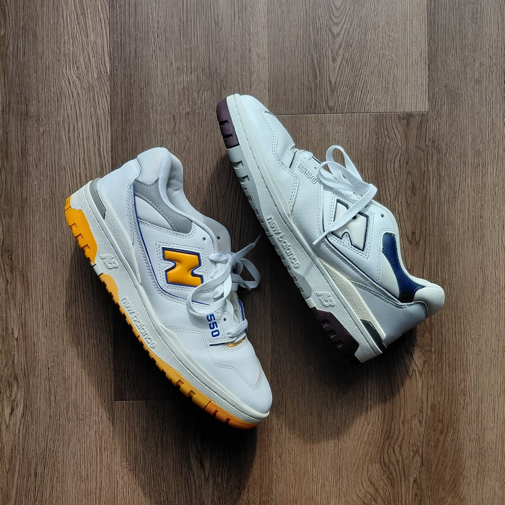New Balance 550 basketball sneaker combo (Yes, both shoes for said price)